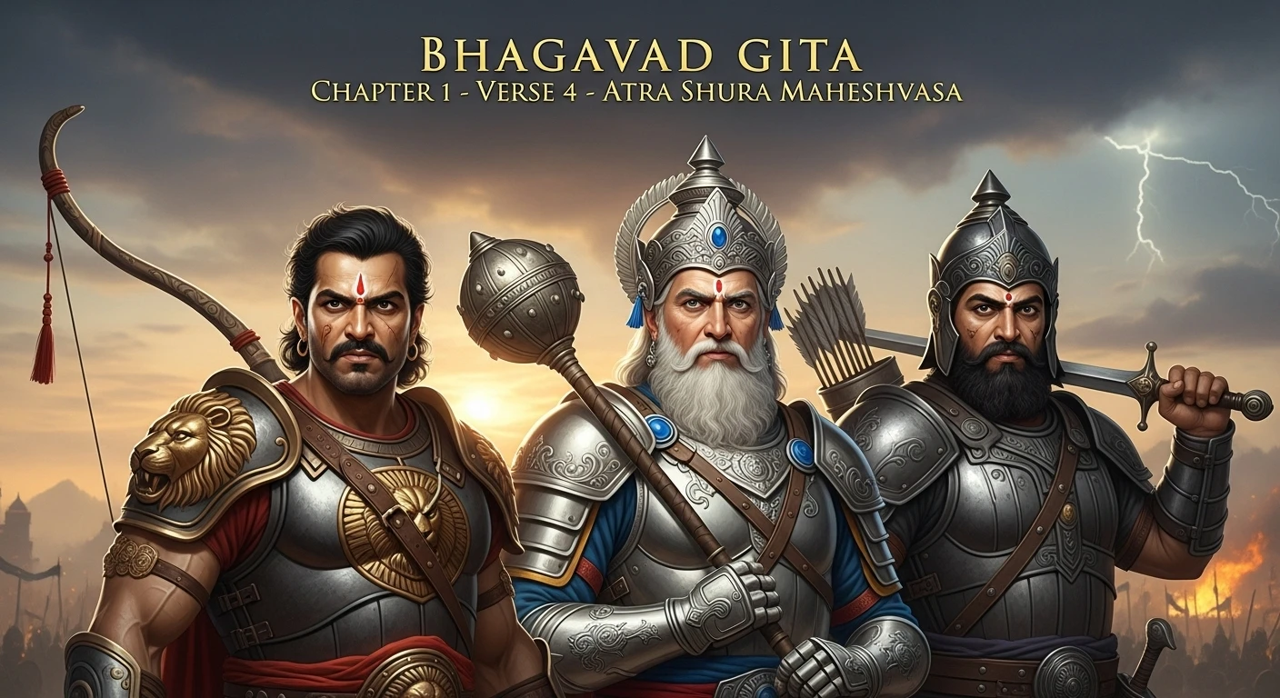Atra Shura Maheshvasa The Mighty Heroes of the Pandava Army Vedic Stories