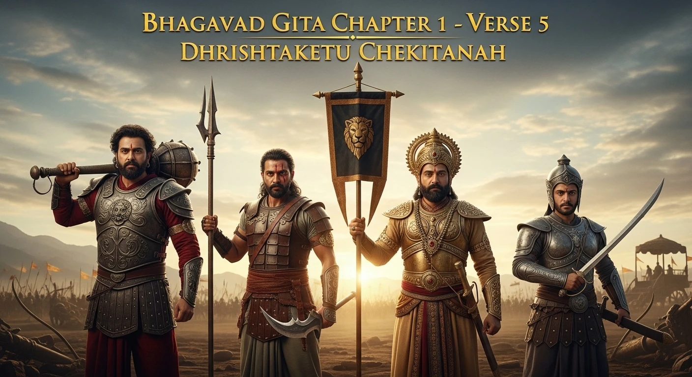 Dhrishtaketu Chekitanah The Unwavering Allies Vedic Stories