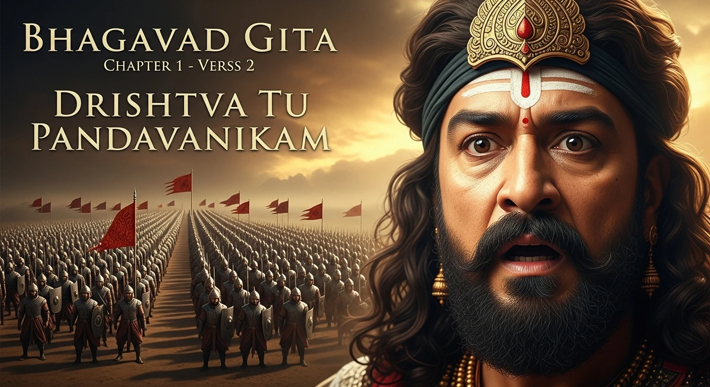 Drishtva Tu Pandavanikam The Kings Alarmed Gaze Vedic Stories