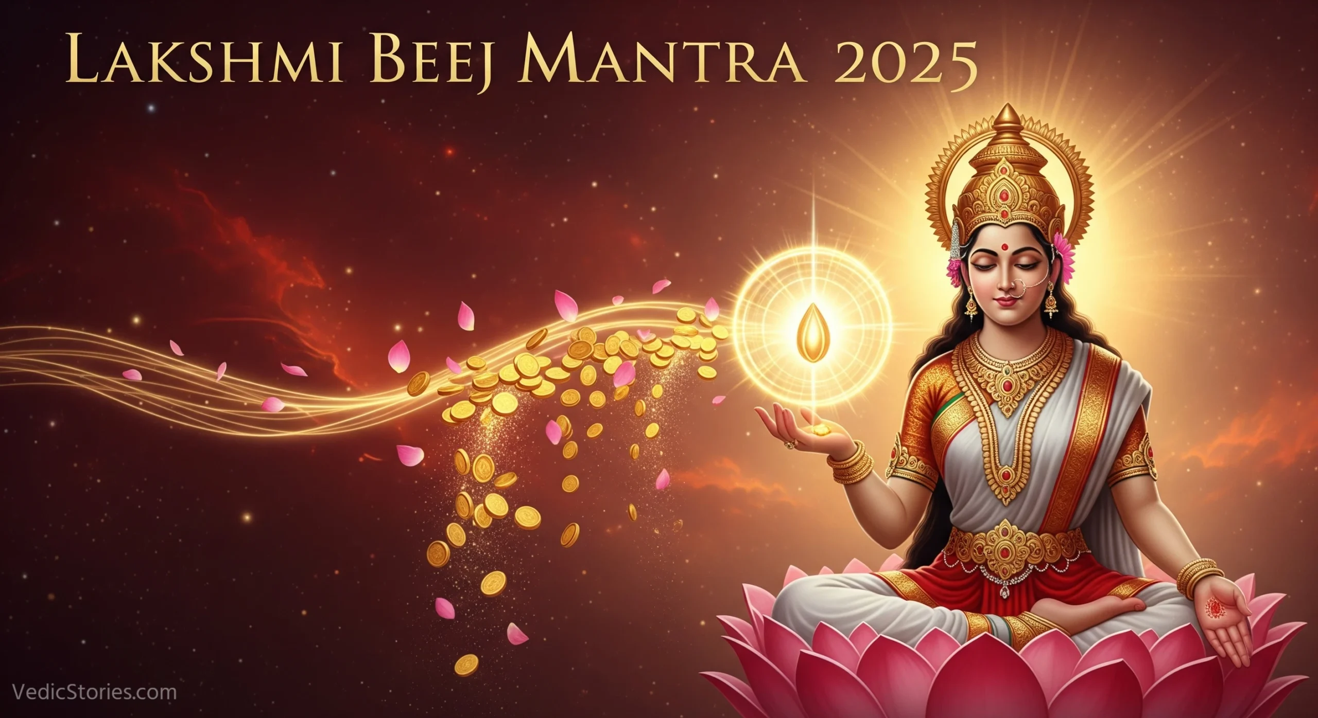 Lakshmi Beej Mantra The Sacred Seed Sound of Wealth scaled Vedic Stories