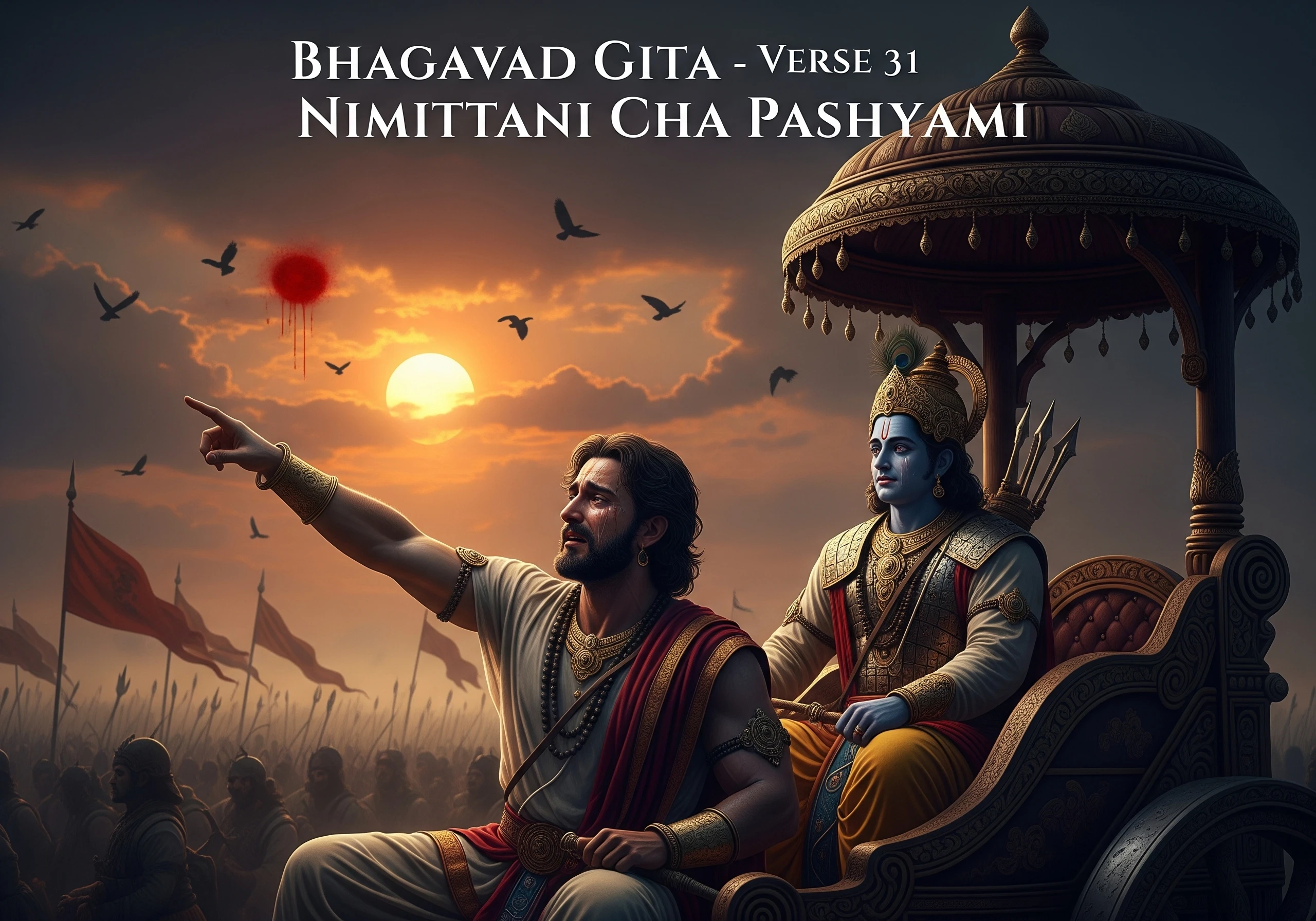 Nimittani Cha Pashyami The Vision of Ill Omens Vedic Stories