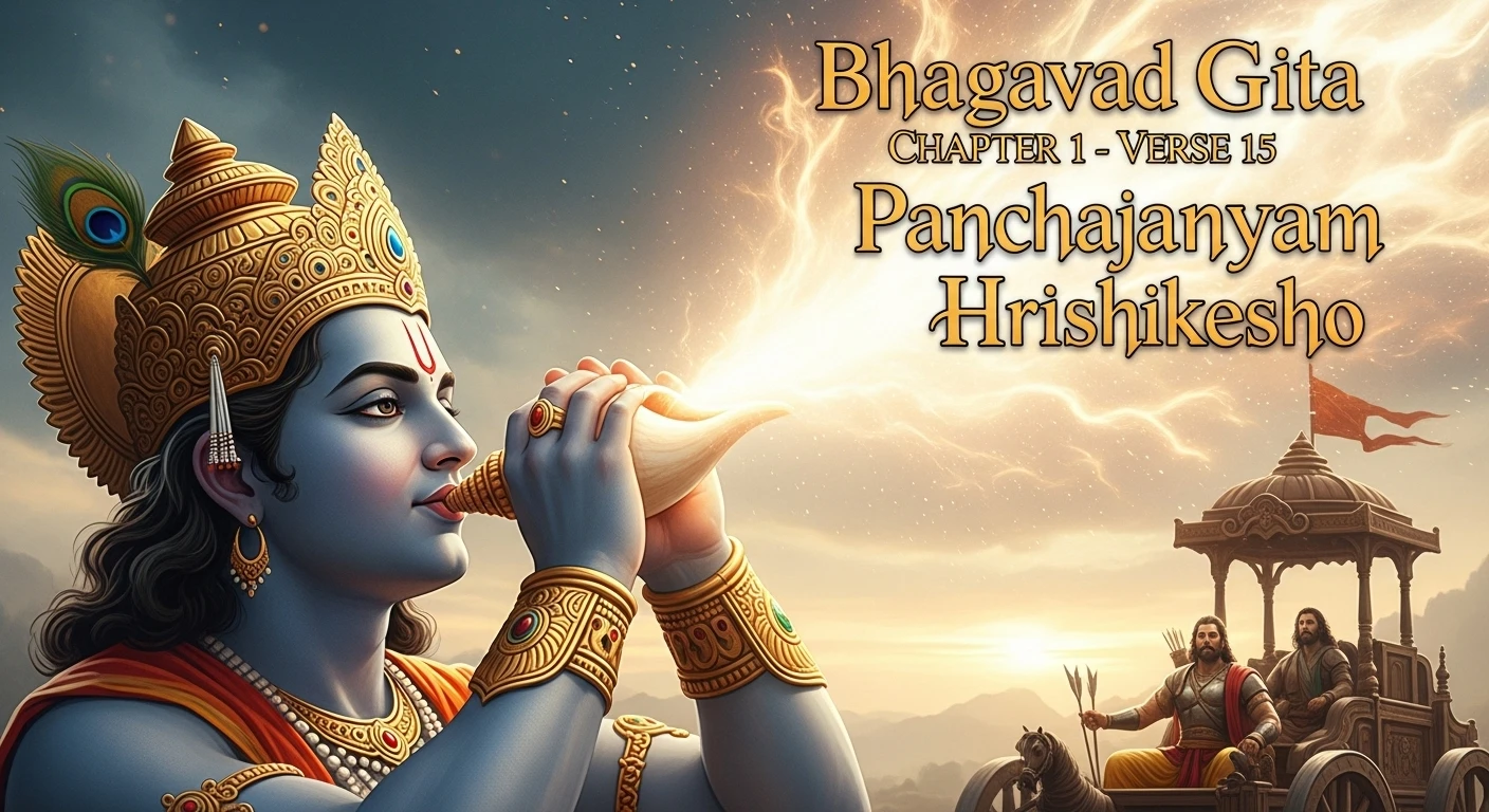 Panchajanyam Hrishikesho The Conch of the Master of Senses Vedic Stories