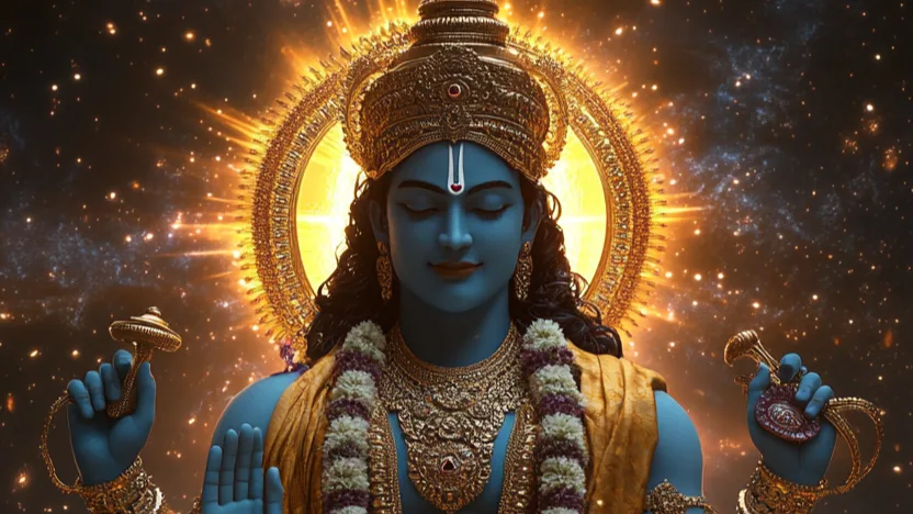 Shree Hari Stotram - Lyrics with English Translation and Meaning - Jagajjalapalam Chalatkanthamalam Stotram Lyrics