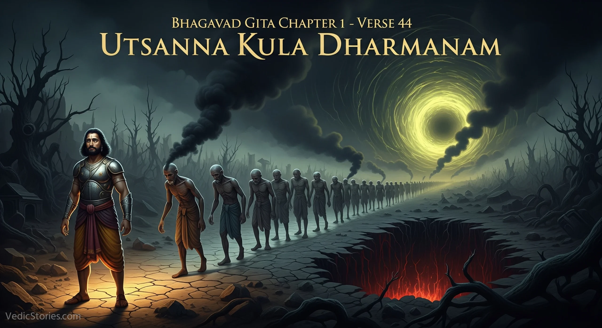 Utsanna Kula Dharmanam The Hellish Fate scaled Vedic Stories