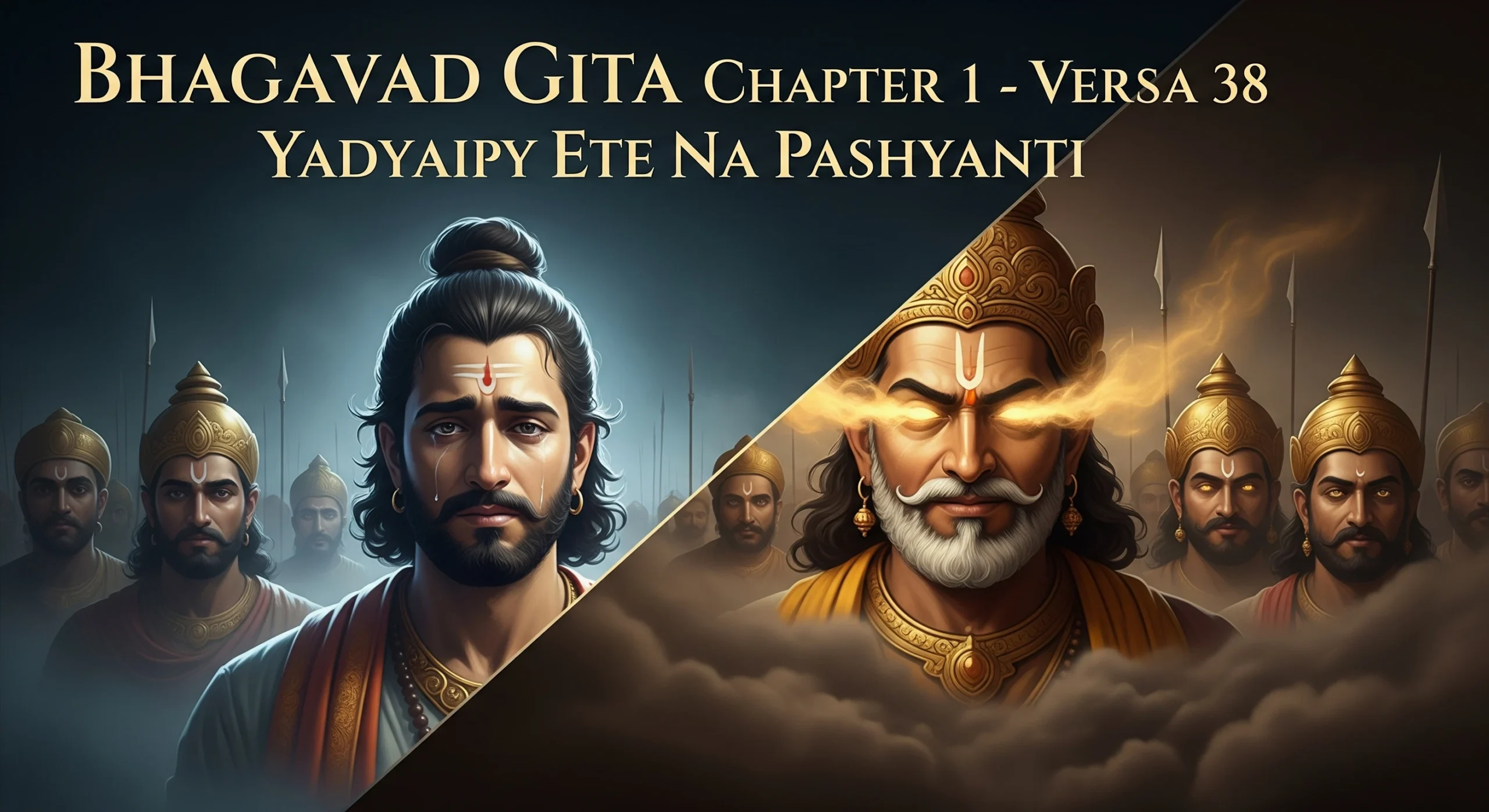 Yadyapy Ete Na Pashyanti The Blindness of Greed scaled Vedic Stories